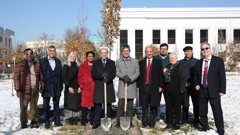 University of Westminster delegation visiting Westminster International University in Tashkent