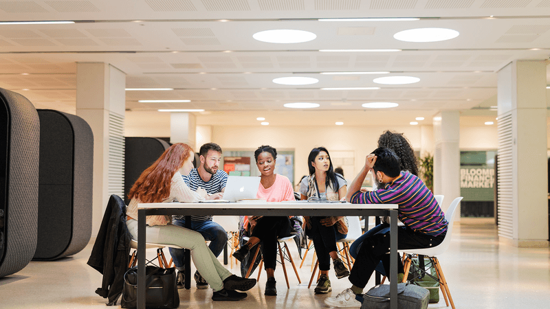 Westminster Business School students in Learning Platform