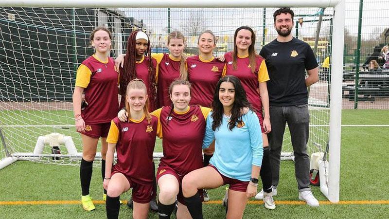 Westminster Women's Football Team team photo