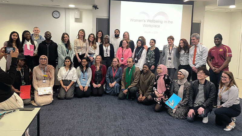 Women of Westminster wellness session group photo