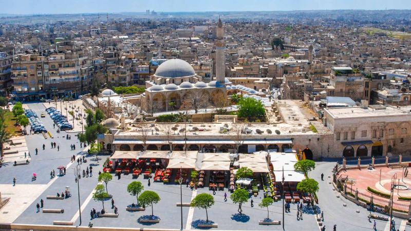 Picture of the city of Aleppo in Syria.