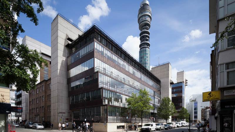 Exterior of University of Westminster's Cavendish building