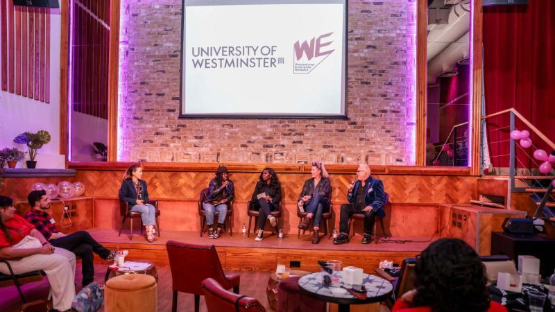 Image of a panel session taking place during the Employer Engagement event