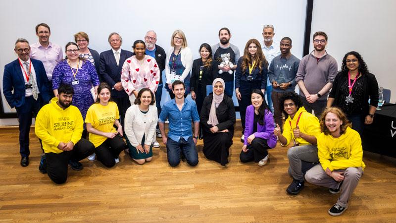 Group photo of attendees at FameLab 2025.