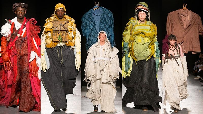 Fashion Design BA student competition winner - collection by Paolo Carzana