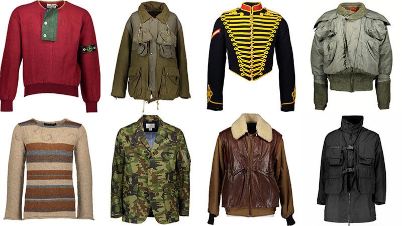 Items from the Westminster menswear archive
