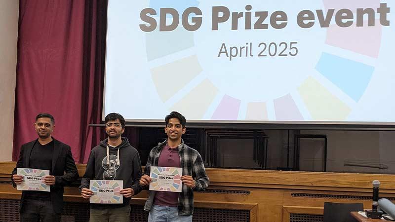 first annual SDG prize launch event best pitch winners