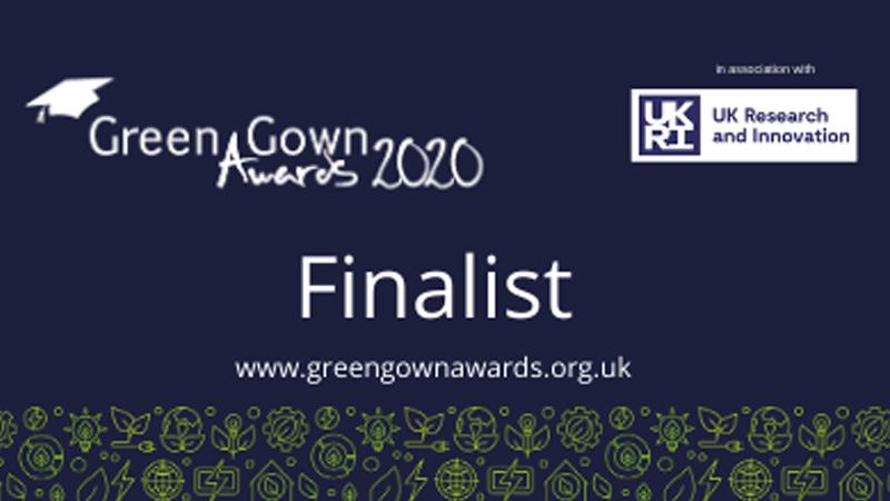 Graphic poster for Green Gown Awards 2020 Finalists
