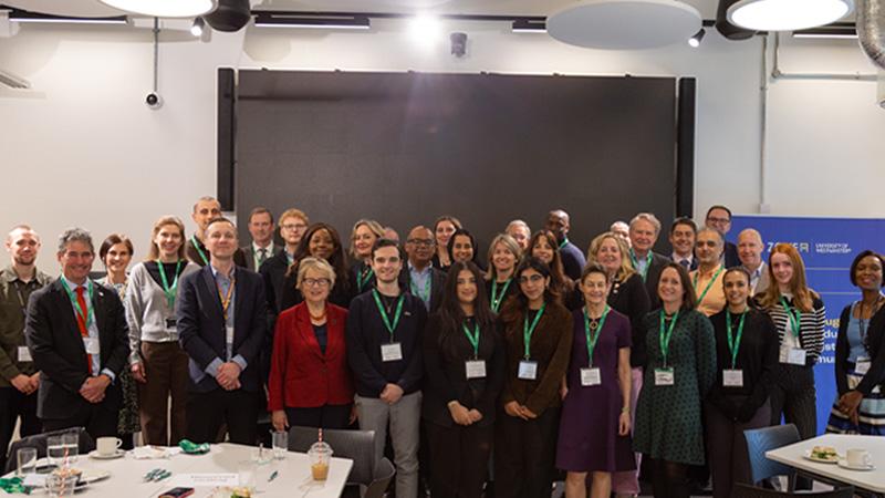 Group photo of attendees at event