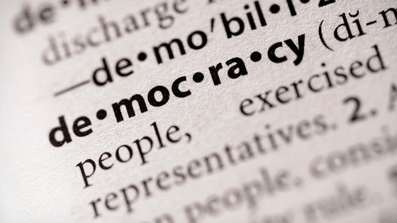 generic democracy dictionary entry