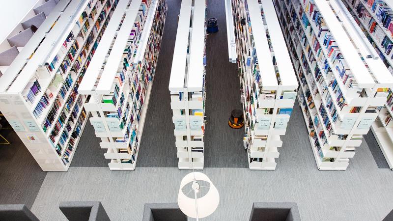 Aerial view of Marylebone library