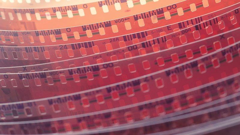 Microfilm celluloid labels