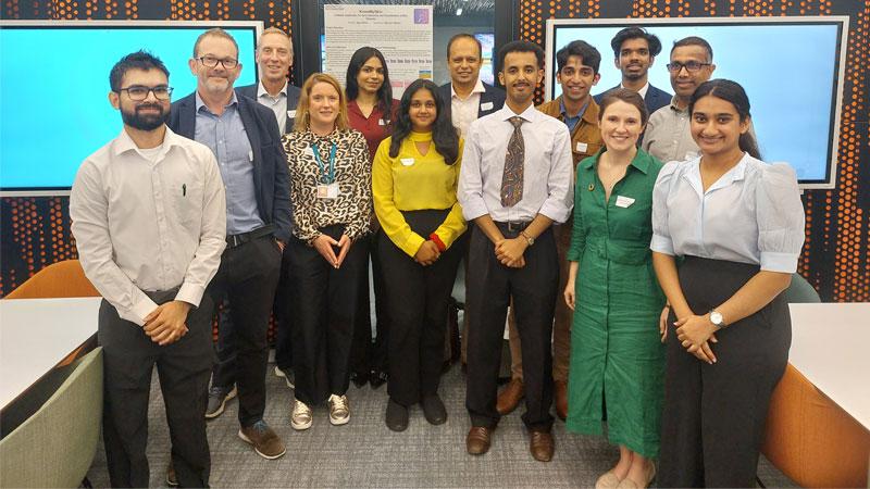 Group photo of participants in the Final Year Project Showcase