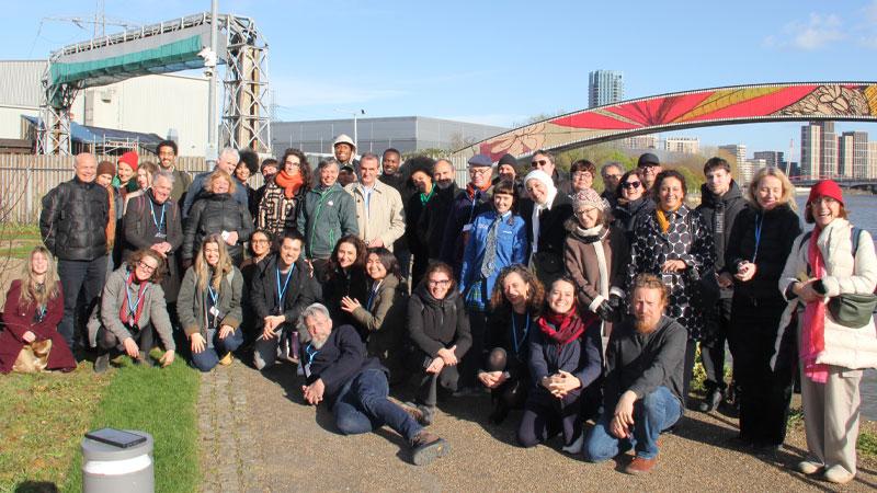 OBSERVISTA attendees at Cody Dock in London