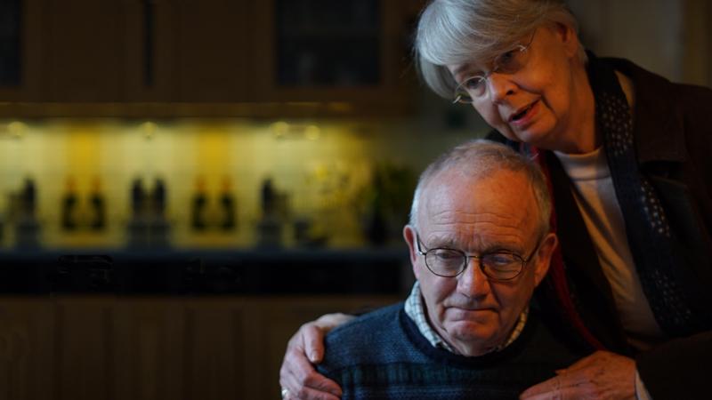 Penelope Beaumont and Bruce Alexander starring in Student film Audrey and the Rocket.