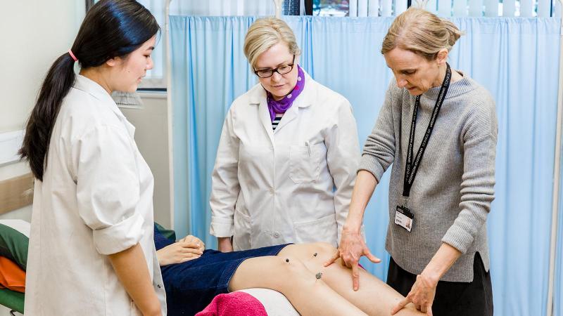 Polyclinic acupuncture session