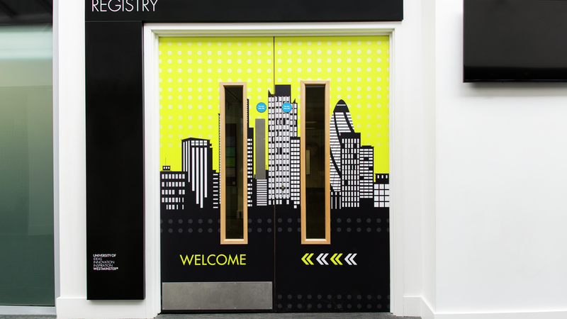 Marylebone, Marylebone Campus, Interior, WBS, Westminster Business School, Registry, Door, design