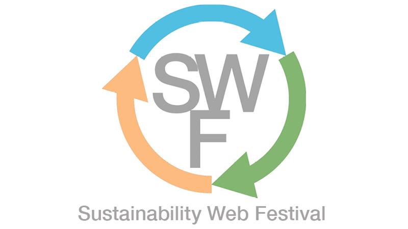 Logo for the Sustainability Web Festival