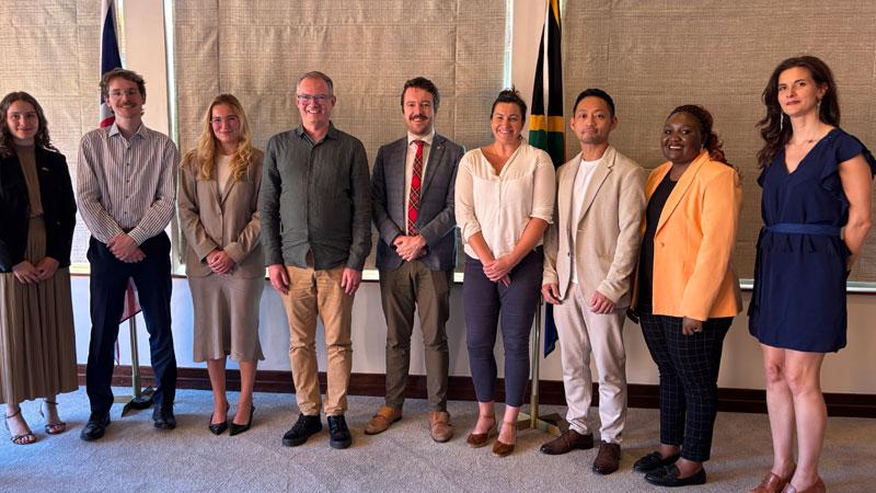 Daniel Conway at the UK High Commission