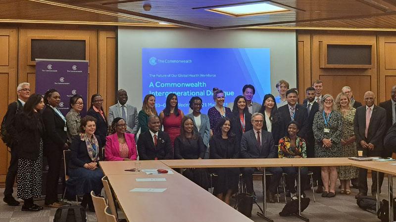 Photo of participants at the Commonwealth Intergenerational Dialogue