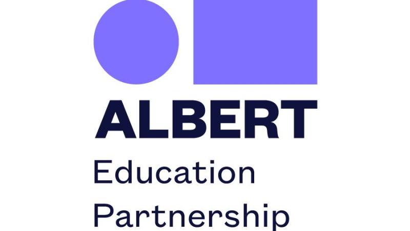 Image of the albert education partnership logo.