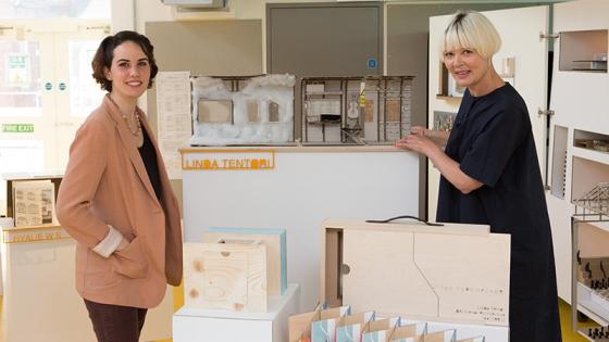 two architecture students