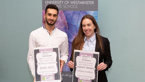 Three Minute Thesis competition winners