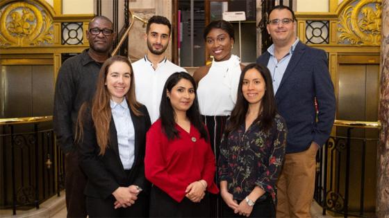 Three minute thesis contestants