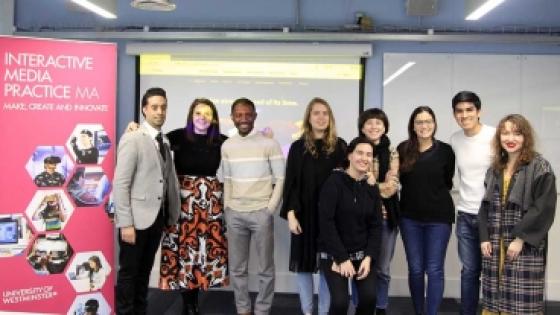 Students from the MA course