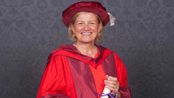 Cilla-Snowball-receives-Hon-Doc-award-from-University-of-Westminster