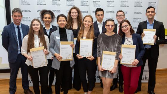 Students with their Certificates