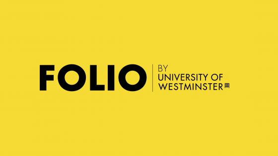 Folio logo text reads 'Folio by University of Westminster'