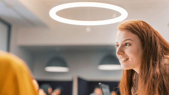 Female student in classroom Marylebone