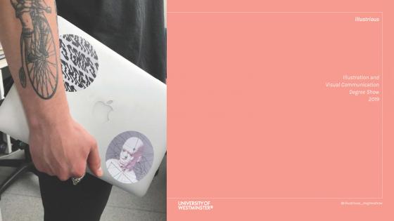 Illustration and visual design degree show poster