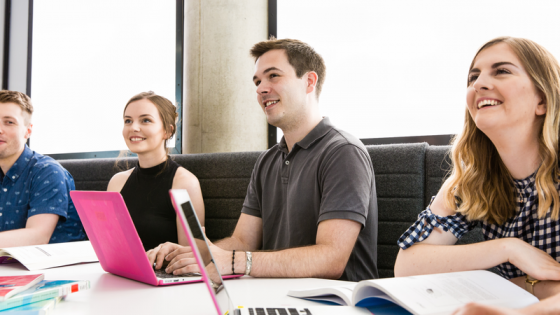 Students at a workshop