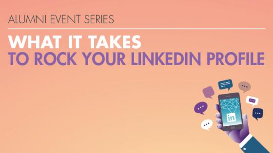 What it Takes to Rock your LinkedIn Profile event graphic