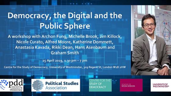Democracy, the digital and public sphere workshop