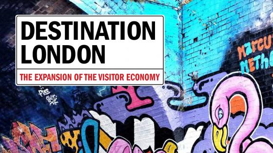 Book cover of Destination London: The Expansion of the Visitor Economy