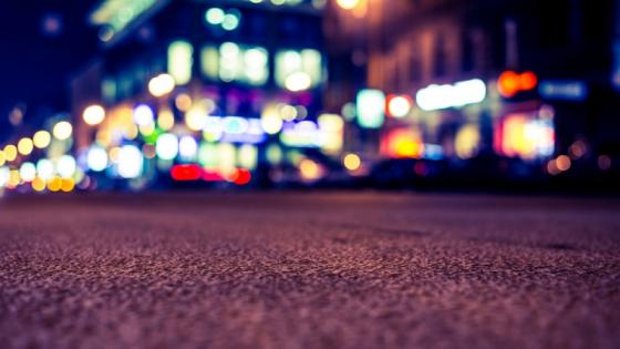 Traffic at night