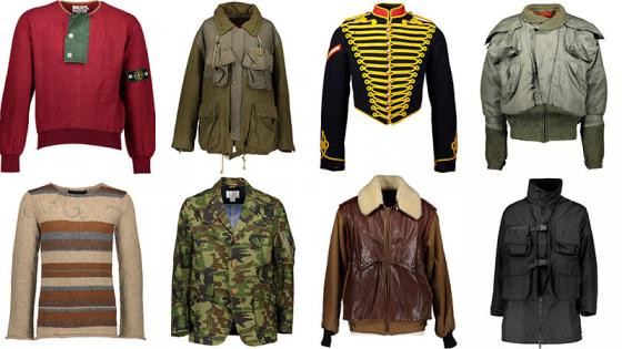 Items from the Westminster menswear archive