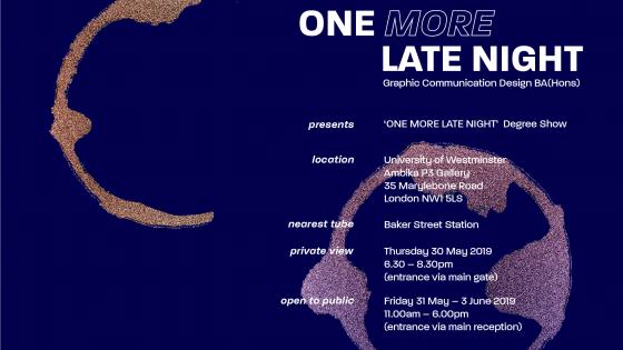 Graphic Communication Design Degree Show 2019