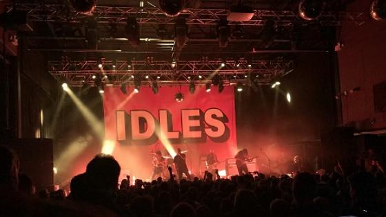 Guy Osborn reviews the band Idles at the UEA Gigs project