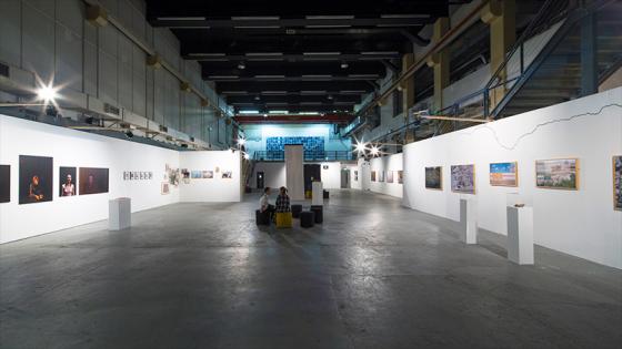 Work on display at a degree show