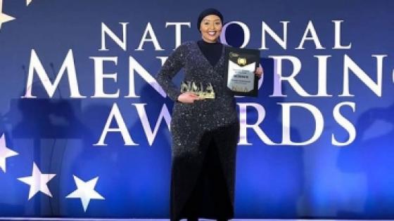 Khadija at the National Mentoring Awards