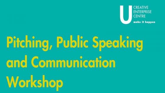 Pitching, public speaking and communication workshop