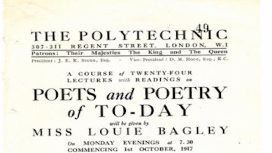 1917 poetry poster