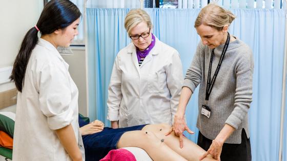 Polyclinic acupuncture session