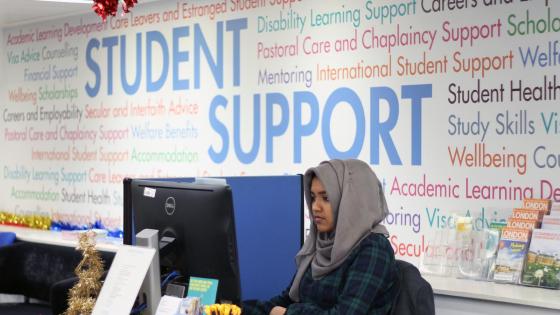 Student support service desk