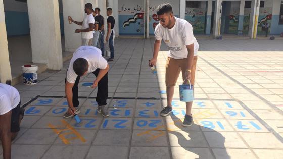 Students taking part in Al Sadi Changing Lives programme