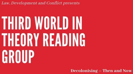 Third World in Theory Reading Group poster